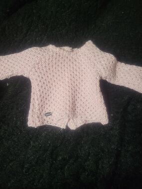 Truly Me  Frosty Frills Pink Sparkly Sweater And Plaid Skirt Outfit